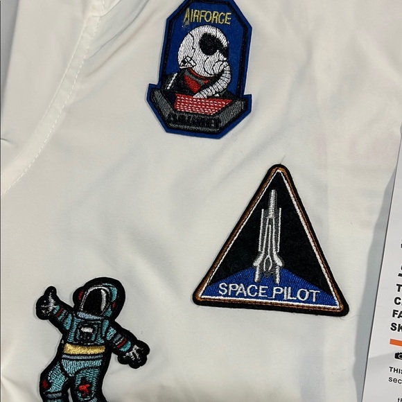 NASA White Jacket with Space Patches - Picture 7 of 9